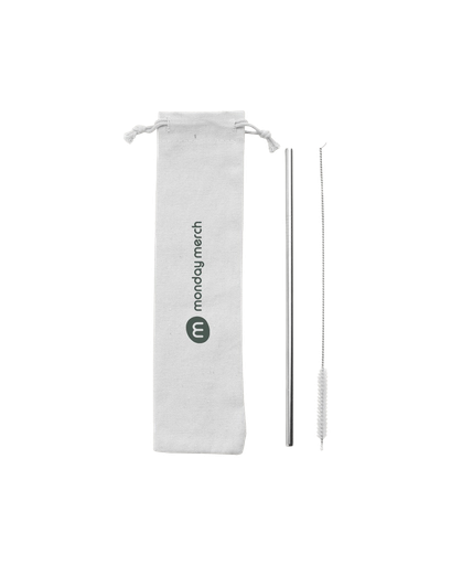 Paille en acier inoxydable