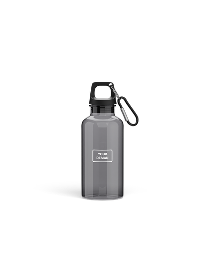 Botella Mosquetón Transparente · 400 ml