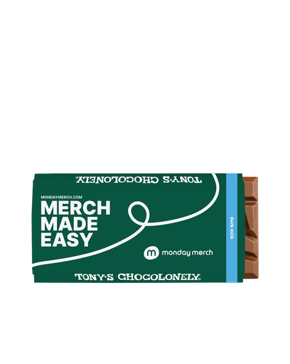 Personalisierte Verpackung für Tony's Schokolade