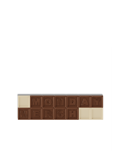Message en chocolat